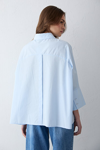 Melike Tatar Oversized Poplin Shirt 81-4986
