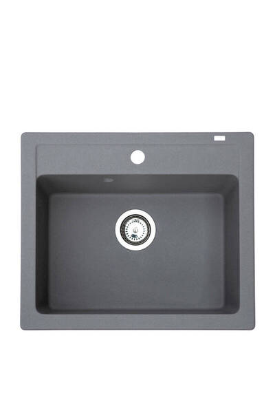 Metalac Chiuvetă de bucătărie X Granite Quadro 60 grafit 600 x 500 mm, scurge...