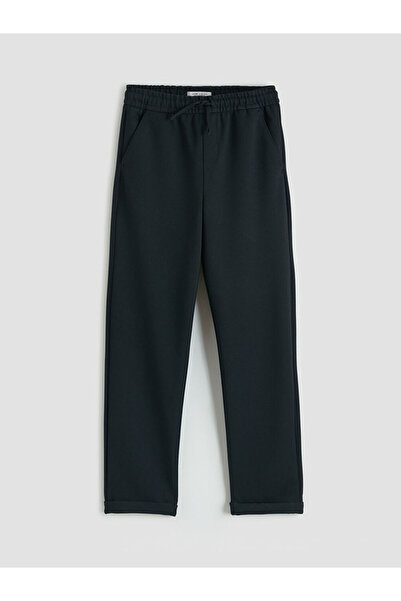 LC Waikiki Lcw Vision Navy Blue Elastic Waist Boy's Trousers