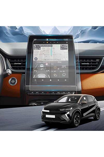 Mobilite واقي شاشة نانو 9H متوافق مع رينو كابتور موديلات 2024 و2025 و2026، شاشة ملاحة متعددة الوسائط مقاس 10.4 بوصة