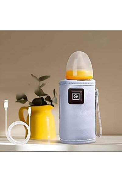 NIVORRA جهاز سخان رضاعات الأطفال المحمول بمدخل USB - حقيبة عازلة للحرارة لتسخ...