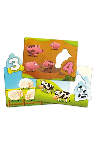 Trefl Puzzle Educativ Animale și Numere pentru Copii
