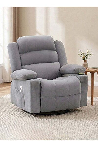 M SMART Swivel Recliner Chair for Living Room - Rocking Lazy Boy Chair with C...