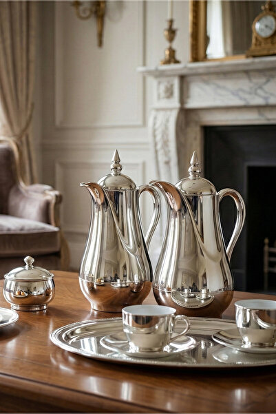 SQUALO طقم ترمس شاي وقهوة جولدن فاير فاخر حافظ للحرارة – زجاج داخلي – السعة 1...