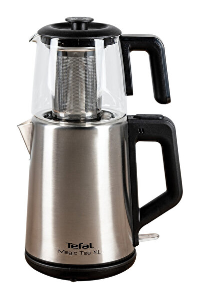TEFAL Magic Tea XL 1650W 1.8L Su 1.2L Demlik Paslanmaz Çelik Çay Makinesi