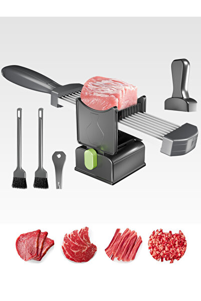 Saule Manuel Et Dilimleyici – Çok Amaçlı Et Doğrayıcı, Şerit / Küp / Kıyma Be...