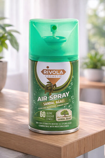 Rivola Sandal Ağacı Oda Kokusu Air Yedek Sprey 60 Gün Etkili Ferahlatıcı 250ml