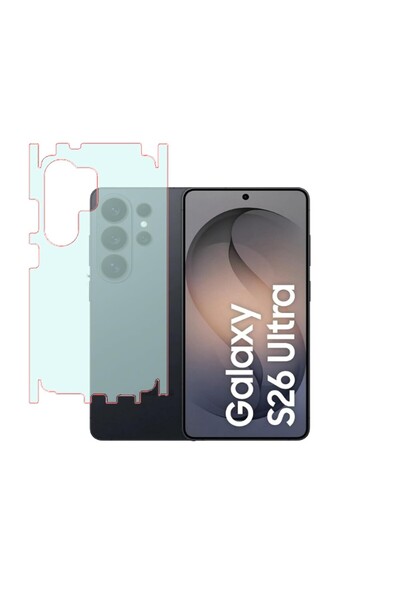 Ecr Mobile Samsung Galaxy S26 Ultra ile Uyumlu 360 Arka Kaplama
