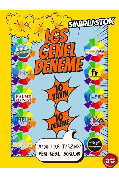 Bilfen Yayıncılık 8.SINIF 2025-2026 LGS GENEL 10'LU KARMA DENEME