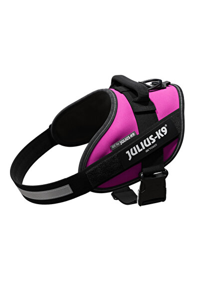 Julius K9 Adjustable harness, dark pink, reflective, chest 58-76 cm, for dogs...