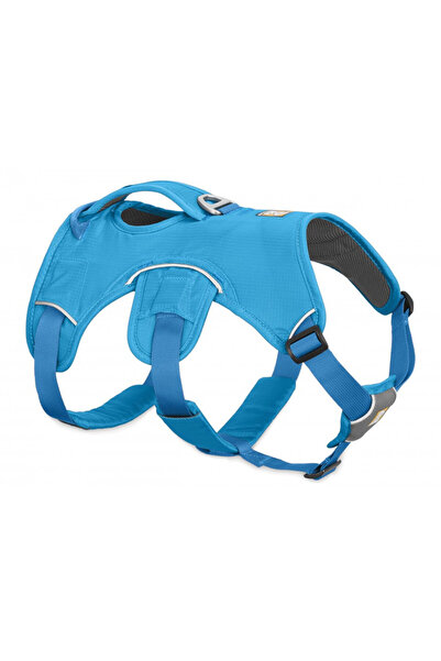 Ruffwear Ham multifunctional, albastru, confortabil, 33-43 cm x 5 puncte de a...