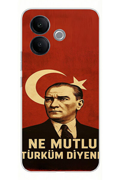 TechTree Vivo V60 Lite Compatible What a Happy Turkey Flag Ataturk Printed Si...
