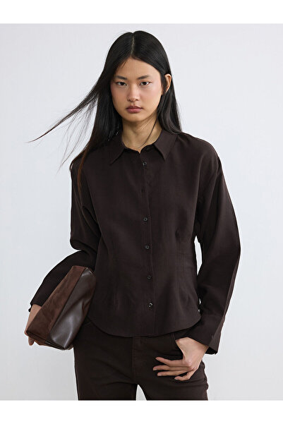 LC Waikiki Nevavm Gathered Women's Shirt with a Difference
