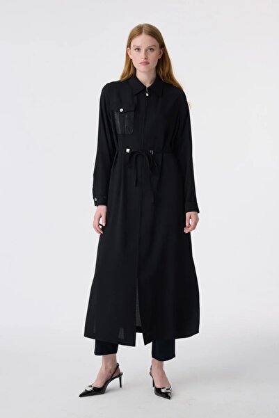 Zühre Cep Detaylı Siyah Giy Çık 0333