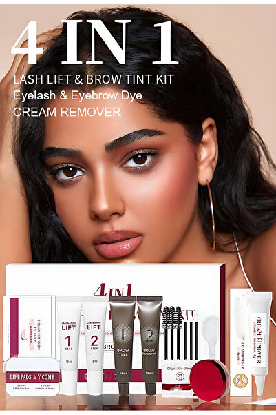 Transformacion Brown 4-in-1 Eyebrow Lamination and Eyelash Lifting Kit - Kore...