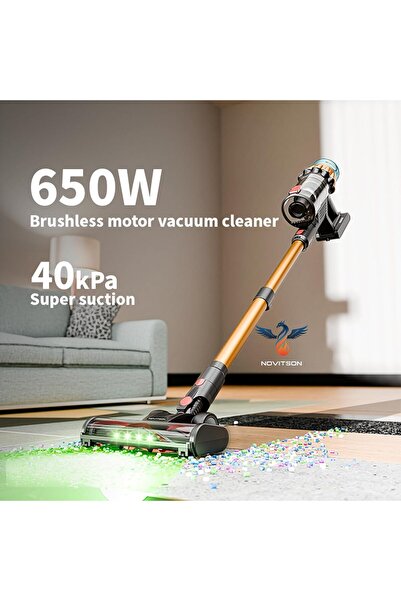 Novitson Cordless Vacuum Cleaner, 650W / 40Kpa, 60Min battery Life, NVC-4840G