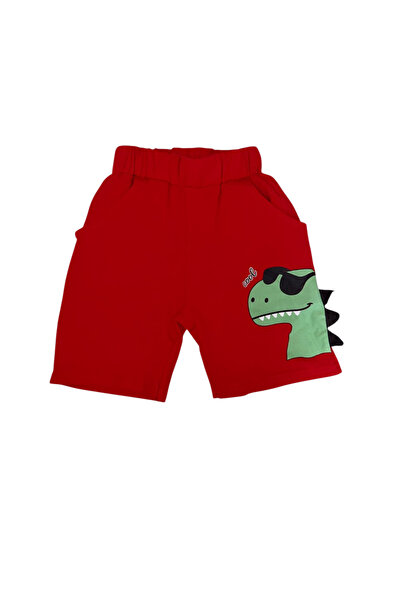 NR NarRengi Elastic Waist Pocketed Cotton Pack Children's Shorts