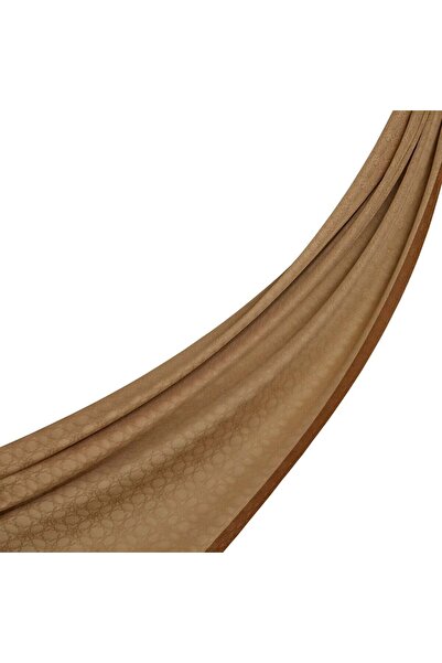 ipekevi Σάλι με Μονόγραμμα - Αφρός Μελιού