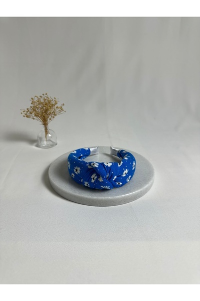 MegssStore رباط شعر على شكل تاج معقود منقوش