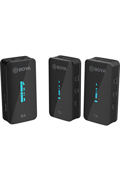 BOYA BY-XM6-S2 Digital Camera-Mount True-Wireless 2-Person Microphone System ...