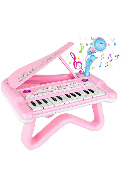 Sumkyle ألعاب بيانو وردية اللون، هدية مثالية لعيد ميلاد الفتيات الصغيرات من ع...