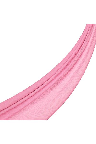 ipekevi Σάλι με Μονόγραμμα - Σχέδιο Βάρα - Ροζ Ζαχαρίας