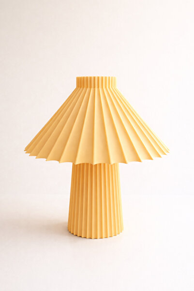 Miolette Decorative Table Lamp – Pleated Modern Night Lights – E14 Bulb Included
