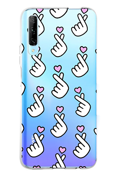 FLAMENKO حافظة هاتف شفافة متوافقة مع هاتف هواوي بي سمارت برو منقوش