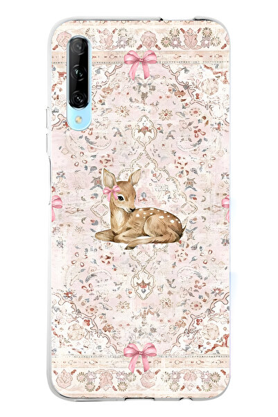 FLAMENKO حافظة هاتف شفافة متوافقة مع هاتف هواوي بي سمارت برو منقوش