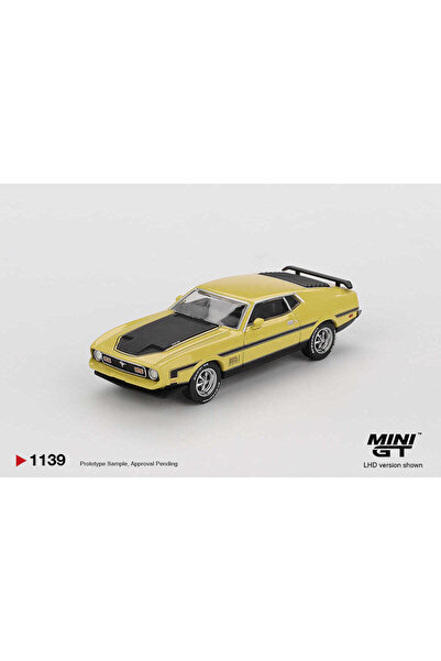 mini gt 1139 1/64 Ford Mustang Mach1 Grabber Yellow