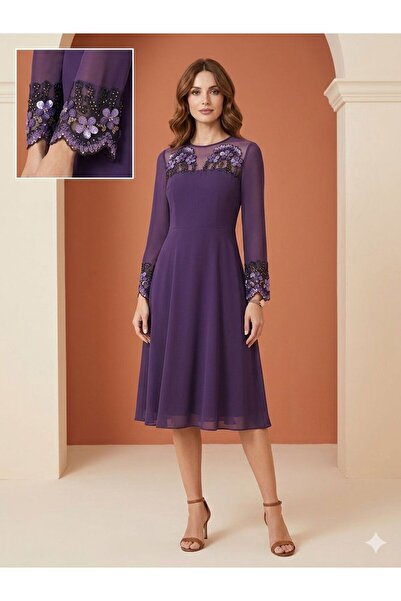 Pyramid masterpieces Women's dress with long sleeves