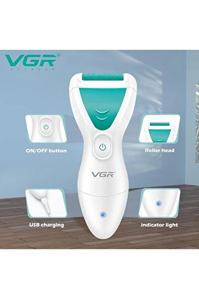 VGR جهاز العناية بالقدمين الكهربائي V-812 لإزالة الجلد الميت والعناية بالقدمين