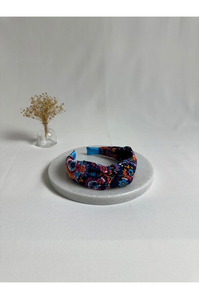 MegssStore Patterned Knotted Crown Hair Band