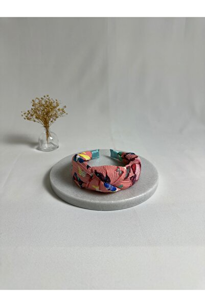 MegssStore رباط شعر على شكل تاج معقود منقوش