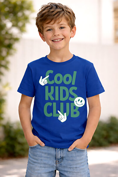 ArtYus تي شيرت كول كيدز كلوب مطبوع للأطفال من الجنسين - قطن قطع تي شيرت صيفي ...