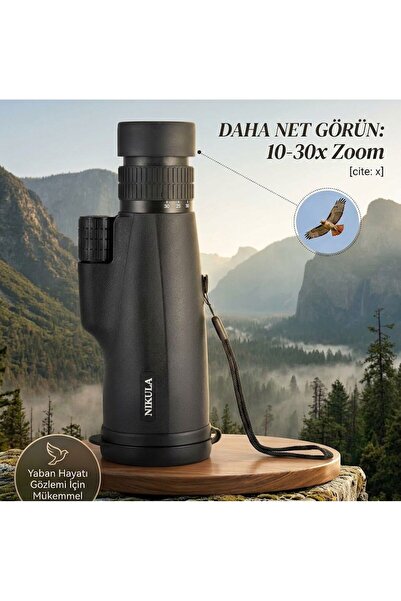 Bosile 10-30x50 Tek Gözlü Zoomlu Dürbün