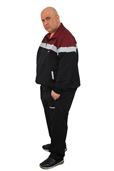 Ramon Miele Men's Plus Size Colorful Tracksuit Set