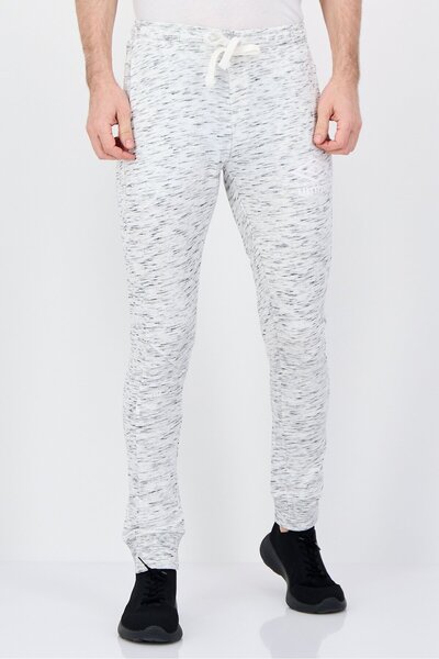 UMBRO Men Slim Fit Brand Logo Training Jogger Pants, Heather Grey