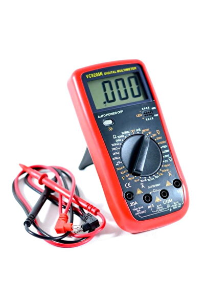 SimpluAcasa Multimetru digital universal cu auto-oprire, voltmetru ampermetru...