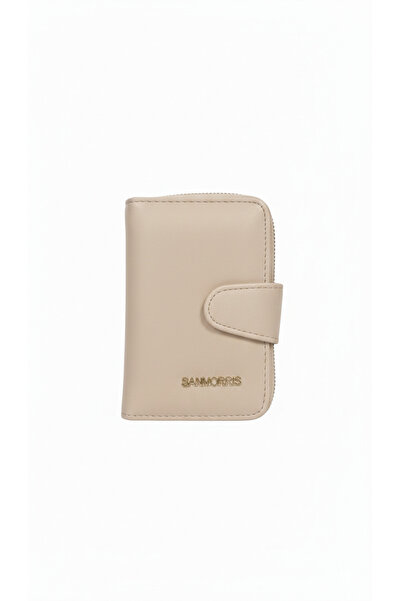 Sanmorris محفظة مع مقصورات متعددة وبطاقة