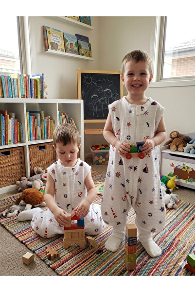 Wenaris كولسوز - كيس نوم صيفي من الموسلين، 0.5 توج بطبقة واحدة كيس نوم للأطفا...