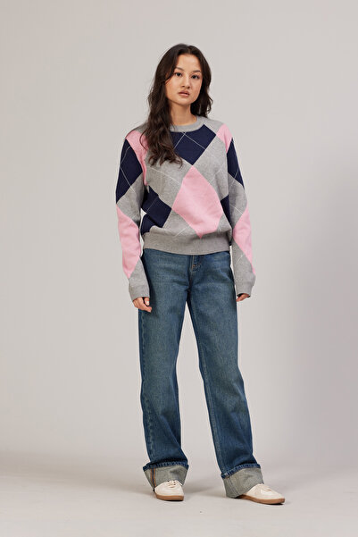 Nisan BAKLAVA PATTERNED KNIT SWEATER