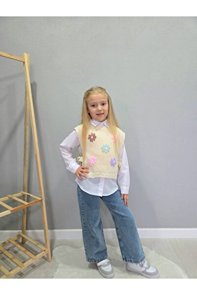 NURTOPU Set pentru fete de sărbătoare de tranziție set sub-ostentativ din 3 p...