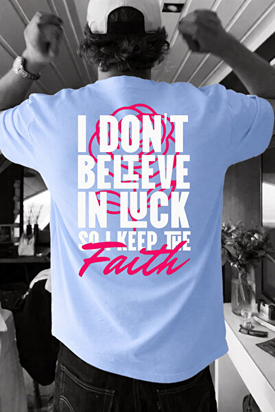 LORVEX oversized Μπλουζάκι 100% Άνετη εφαρμογή σε Βαμβάκι μεγέθη BELIEVE IN L...