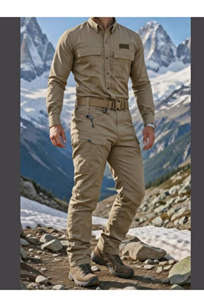 m.baba 5.11 Pantolon ve TAKTİK Gömlek 3lü Takım KEMER DAHİL