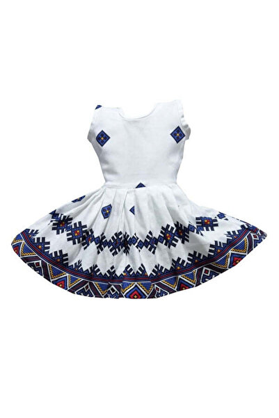 Mcf Girls' dress, MCF, traditional, multicolored, Dobrogea