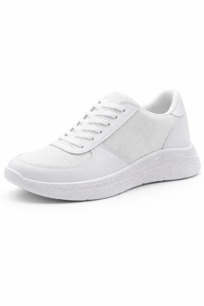 luwian Unisex Sports Shoes Casual Sneakers White