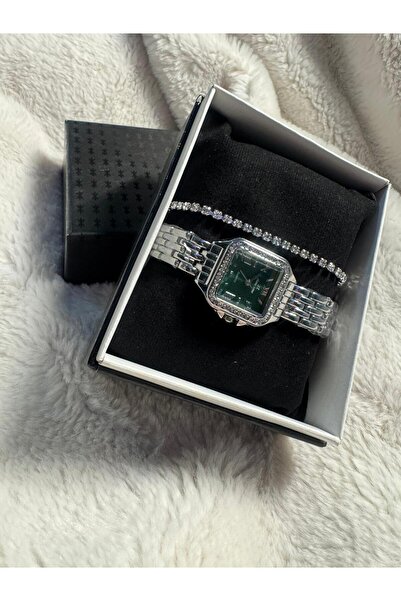 RİAÇANTA&TAKI Şık Kadın Kol Saati & Bileklik Hediyeli