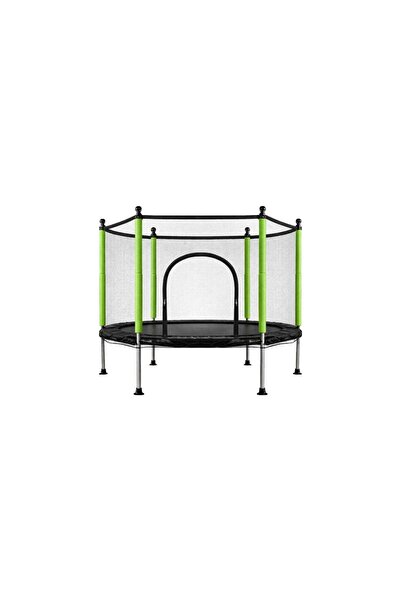 Three top online Trampoline for home garden for kids ball net 140cm 55inch green