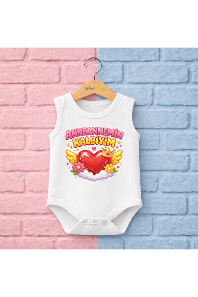 CACTUS COLLECTION Anneanne Yazili Cotton Teyze Baby Bodysuit
